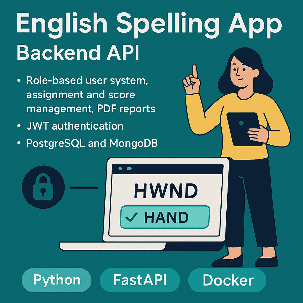 English Spelling App – Backend API